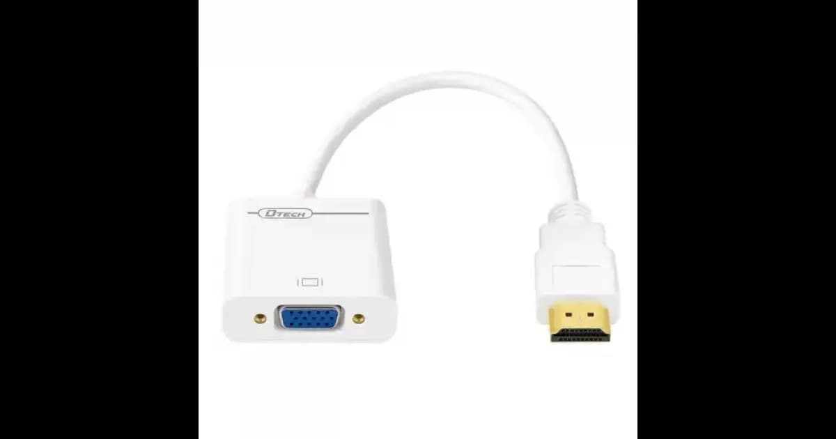 DTECH DT-6515 HDMI to VGA Converter Cable (0.5m)