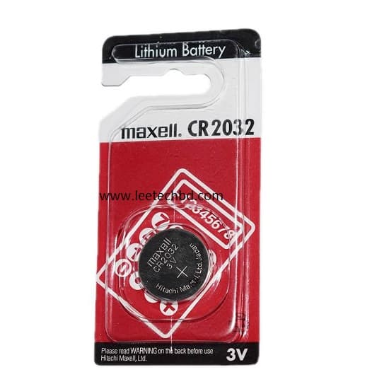 Maxell CR2032 3V Lithium Coin Cell Battery