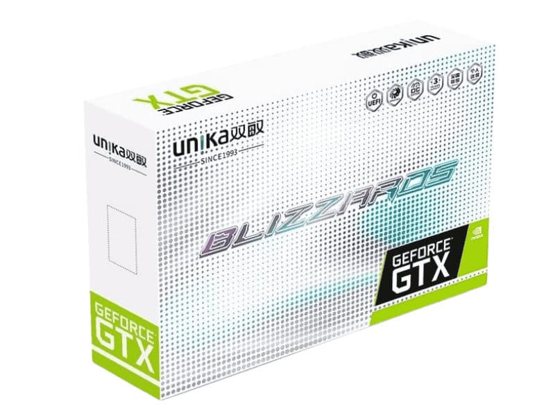 Card màn hình Unika GTX 1660 Super Blizzards 6GB V2 (White) (2)